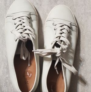 Frye women's low top leather lace up sneakers